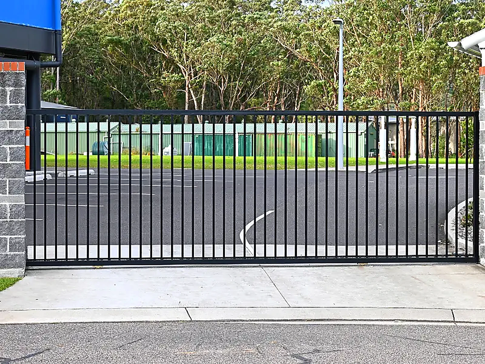 Automatic sliding driveway gate installed at a Far North Queensland property